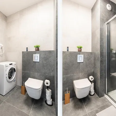 아파트 Superapart Nowy Sluzewiec, Next To Chopina Airport, Tor Sluzewiec, Aircondition *